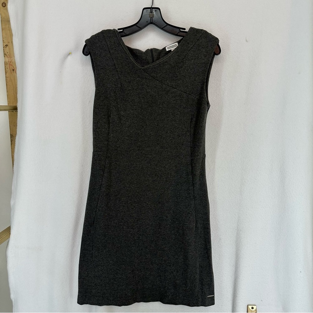 Street‎ One Sleeveless Mini Dress Basic Women’s 6 Grey